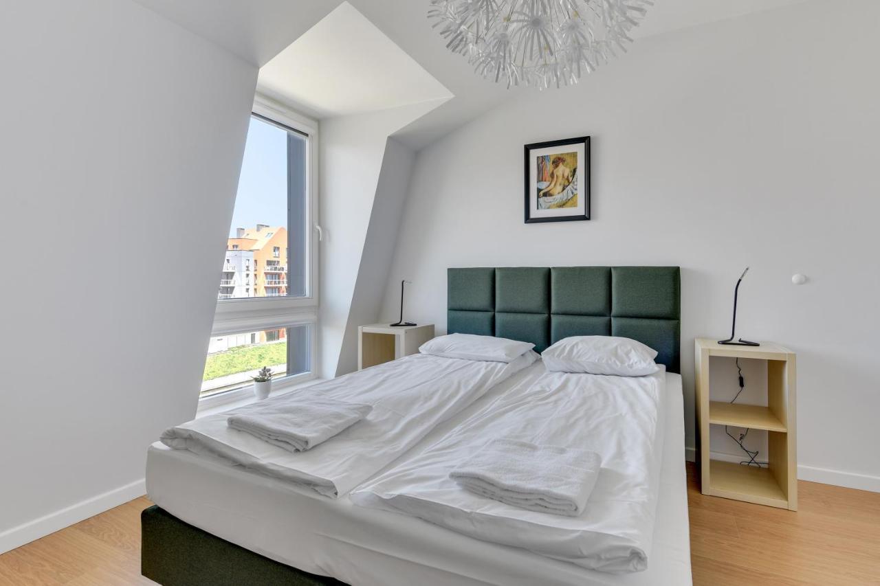 Grano Flats Gdansk - Riverfront Apartment Bagian luar foto
